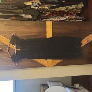 Sexy black lace dress